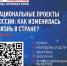 Рассказать о результатах РЕАЛИЗАЦИИ НАЦИОНАЛЬНЫХ ПРОЕКТОВ могут только сами россияне – именно вы ежедневно оцениваете конкретные изменения в разных сферах. - Газета На земле косихинской